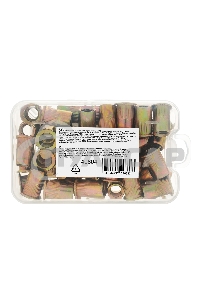 Заклепки резьбовые Denzel стальные, оцинкованные, М8, пластиковый кейс, 40 шт.