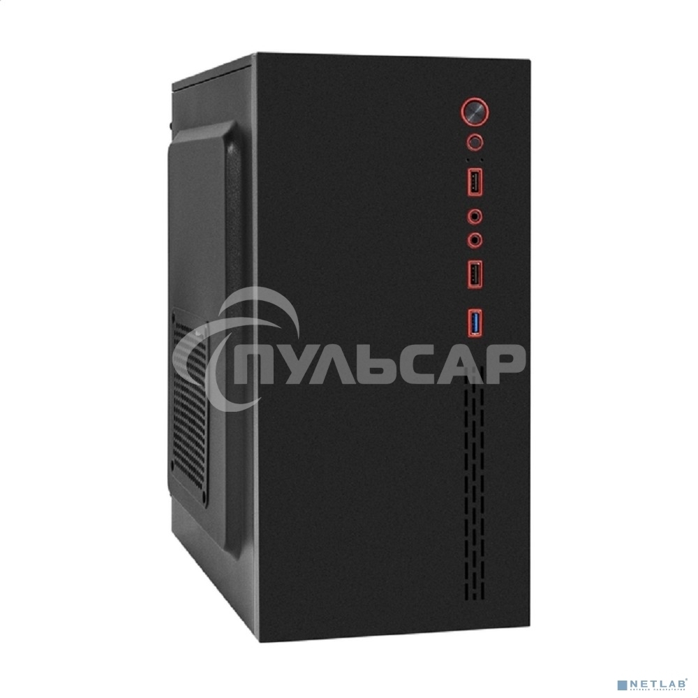 Компьютерный корпус Minitower ExeGate BAA-403U (mATX, без БП, 1*USB/1*USB 3.0, HD Audio, черный)