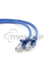 Патч-корд FTP Cablexpert кат.5e, 2м, литой, многожильный (синий)