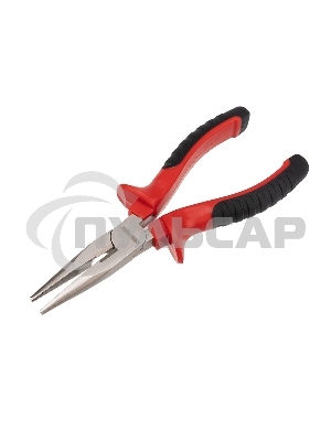 Тонкогубцы Rexant 160 мм никелированные, двухкомпонентные рукоятки