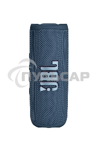 Портативная акустика JBL Flip 6 синий, Bluetooth 5.1, время воспроизведения 12 ч, емкость аккумулятора 4800 mAh, время заряда 2,5 ч, синий