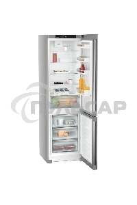 Холодильник Liebherr CNsff 5703 серебристый двухкамерный 266/94л морозилка снизу, капельная система