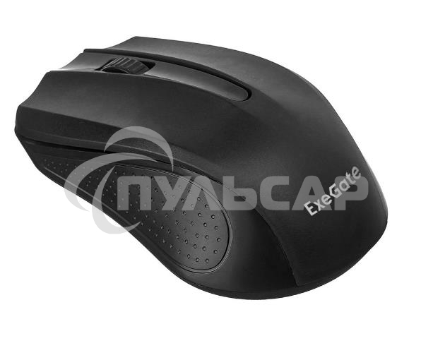 Мышь беспроводная ExeGate Professional Standard SR-9023 черный, 1200 dpi, радиоканал, USB, кнопки - 3