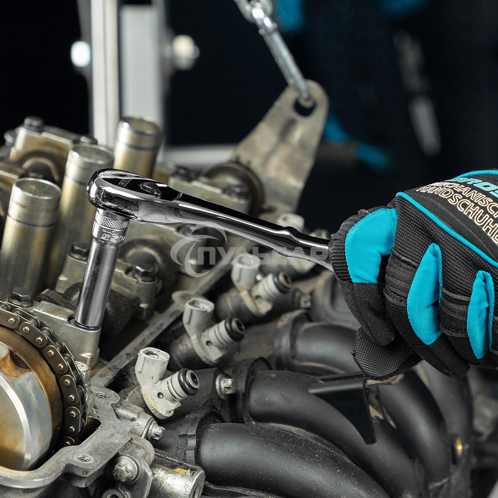 Ключ-трещотка Gross 3/8