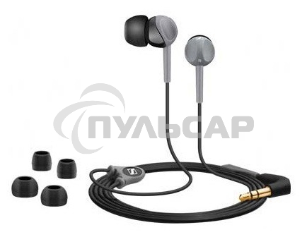 Наушники вкладыши Sennheiser CX 200 Street II 1.2м черный проводные (в ушной раковине)