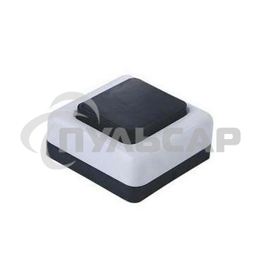 Кнопка звонка бел. корп. черный кнопка БЕЛТИЗ А1-0.4-001