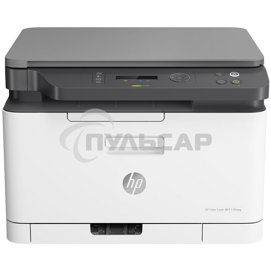 МФУ лазерное HP Color 178nw (4ZB96A), A4, цветной, печ. до 18 стр/мин. (ч/б) до 4 стр/мин. (цвет), 600 x 600 dpi, USB, RJ-45, Wi-Fi, Air Print, Mopria