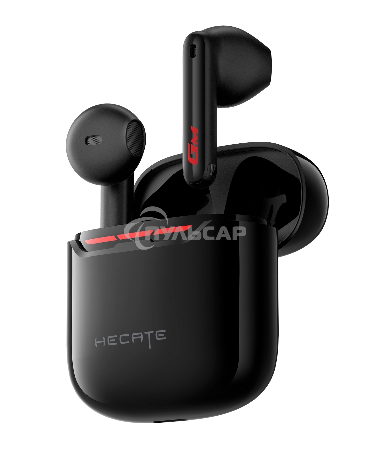 Наушники с микрофоном Edifier Hecate GM3 Plus черный вкладыши BT оголовье