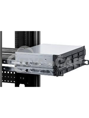 Сетевое хранилище Synology Rack 2U, QC2.2GHzCPU/4GbDDR4(upto32)/RAID0,1,5,6,10/upto 8 hot plug HDDs SATA(3,5'or2,5')(upto 12 with RX418)/2xUSB3.2/1eSATA/iSCSI/4xGbE(+1Expslot)/2xIPcam(upto 40)/2xPS/norail