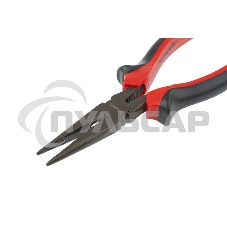 Длинногубцы Matrix черный Nickel, 160 мм, прямые, двухкомпонентные рукоятки