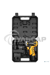 Дрель-шуруповерт Deko DKCD12V, Аккумуляторная, 12В, 2АКБ, Кейс