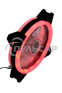 Вентилятор для корпуса Gembird D12025S12L-R черный, 120 мм, 1200 об/мин, 20.5 дБ, 3 pin