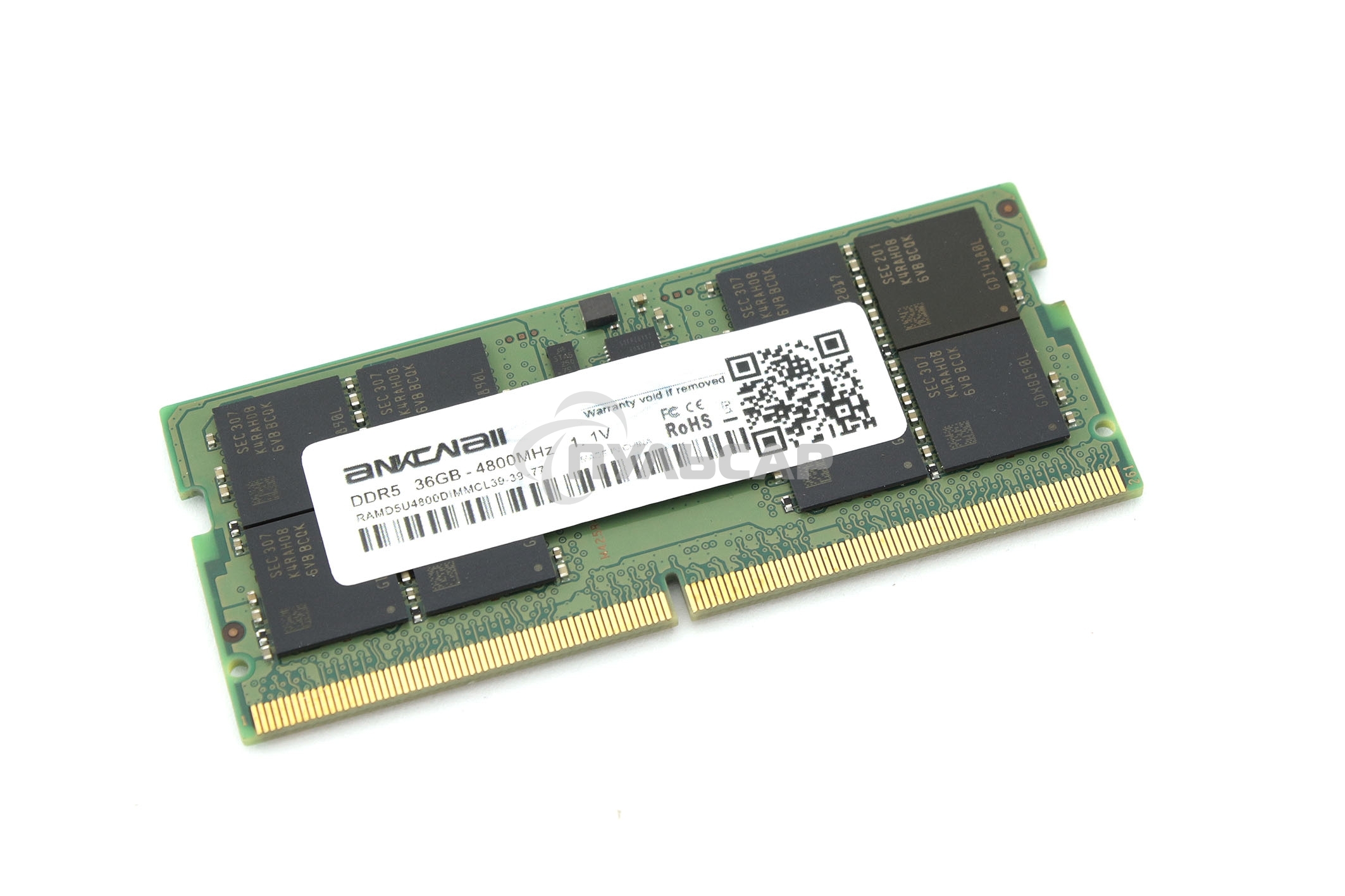Оперативная память Ankowall, DDR5, 32Gb (1x32 Gb), 4800 MHz, CL40, SO-DIMM