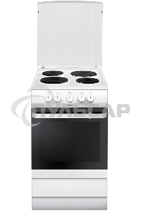 Плита электрическая Hansa FCEW53000 белый, конфорок 4 шт, духовка 68 л, 50 см x 85 см x 60 см