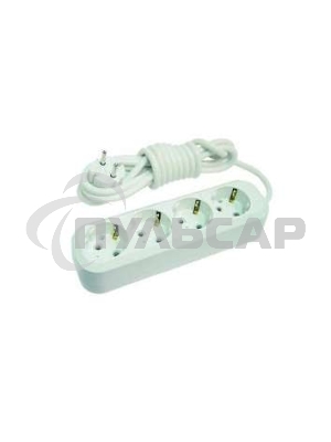 Удлинитель 4 гн 3 м с\з Makel MGP153