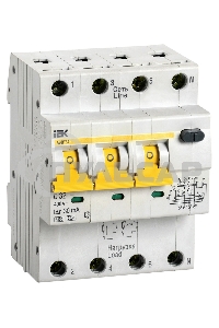 Выключатель автоматический дифференциального тока Iek MAD22-6-032-C-30 АВДТ 34 C32 30мА