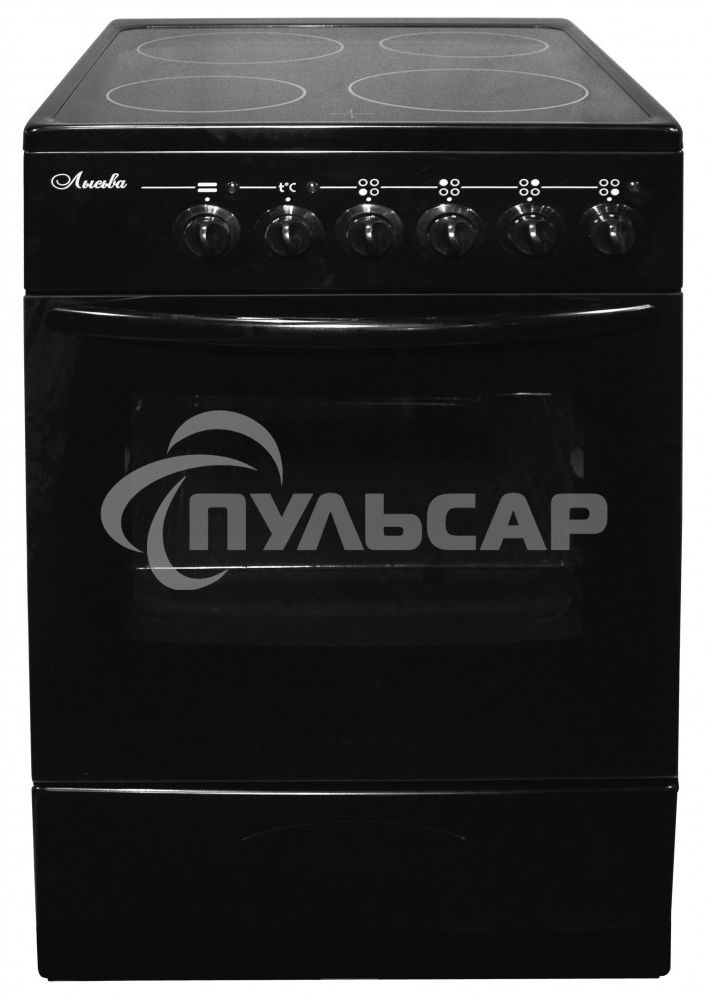 Плита электрическая Лысьва EF4002MK00 черный, конфорок 4, духовка 57 л, 50 см x 84 см x 60 см (без крышки)