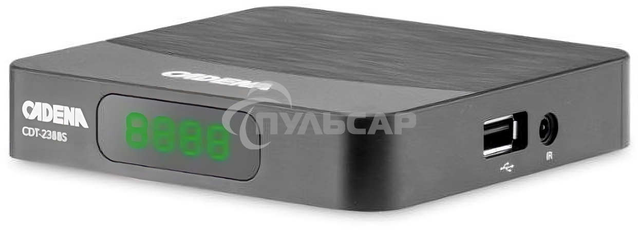 Ресивер DVB-T2 Cadena CDT-2311 MINI черный