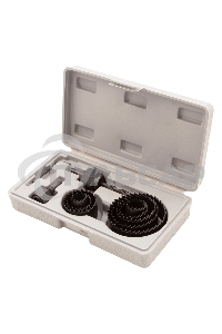 Набор кольцевых пил Matrix по дереву, 19-64 мм 11 предм