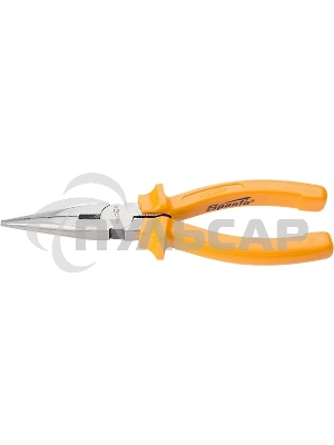 Длинногубцы Classic, 180 мм, прямые шлифованные, пластмассовые рукоятки Sparta