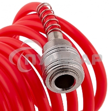 Шланг спиральный Matrix воздушный, 15 м, с быстросъемными соединениями