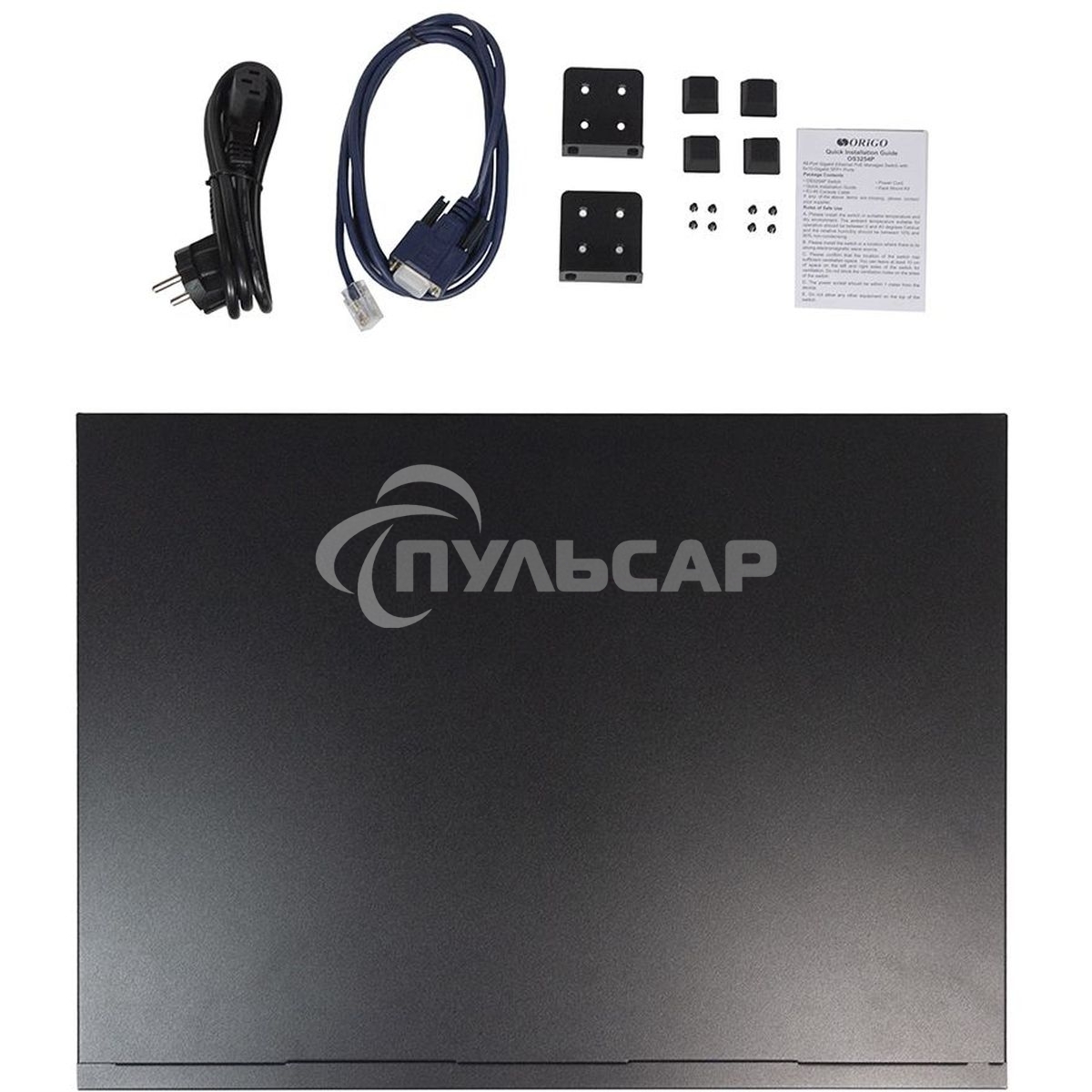 Коммутатор ORIGO Managed L3 Switch 48x1000Base-T PoE, 6x10Gbase-X SFP+, PoE Budget 880W, RJ45 Console, 19