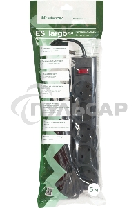 Сетевой фильтр Defender 5M ES LARGO 5OUTL.