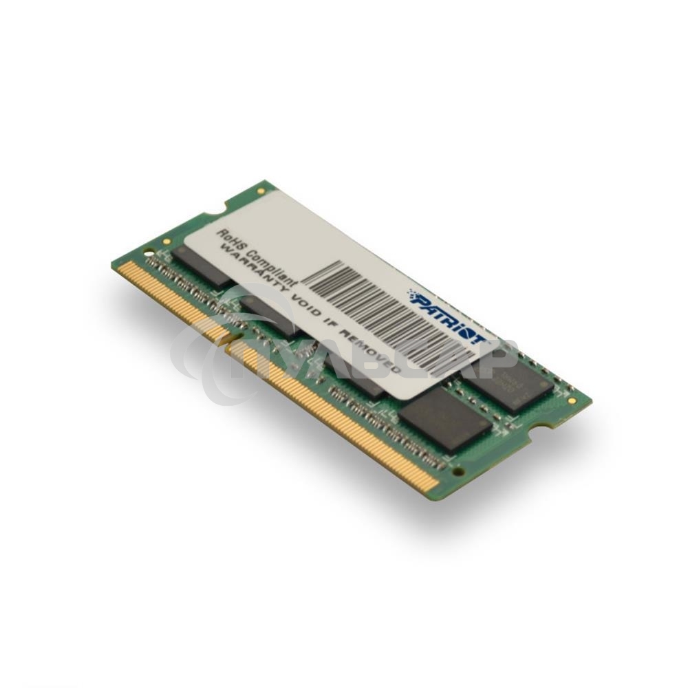 Оперативная память Patriot, DDR3L, 4Gb (1x4 Gb), 1600 MHz, CL11, SO-DIMM