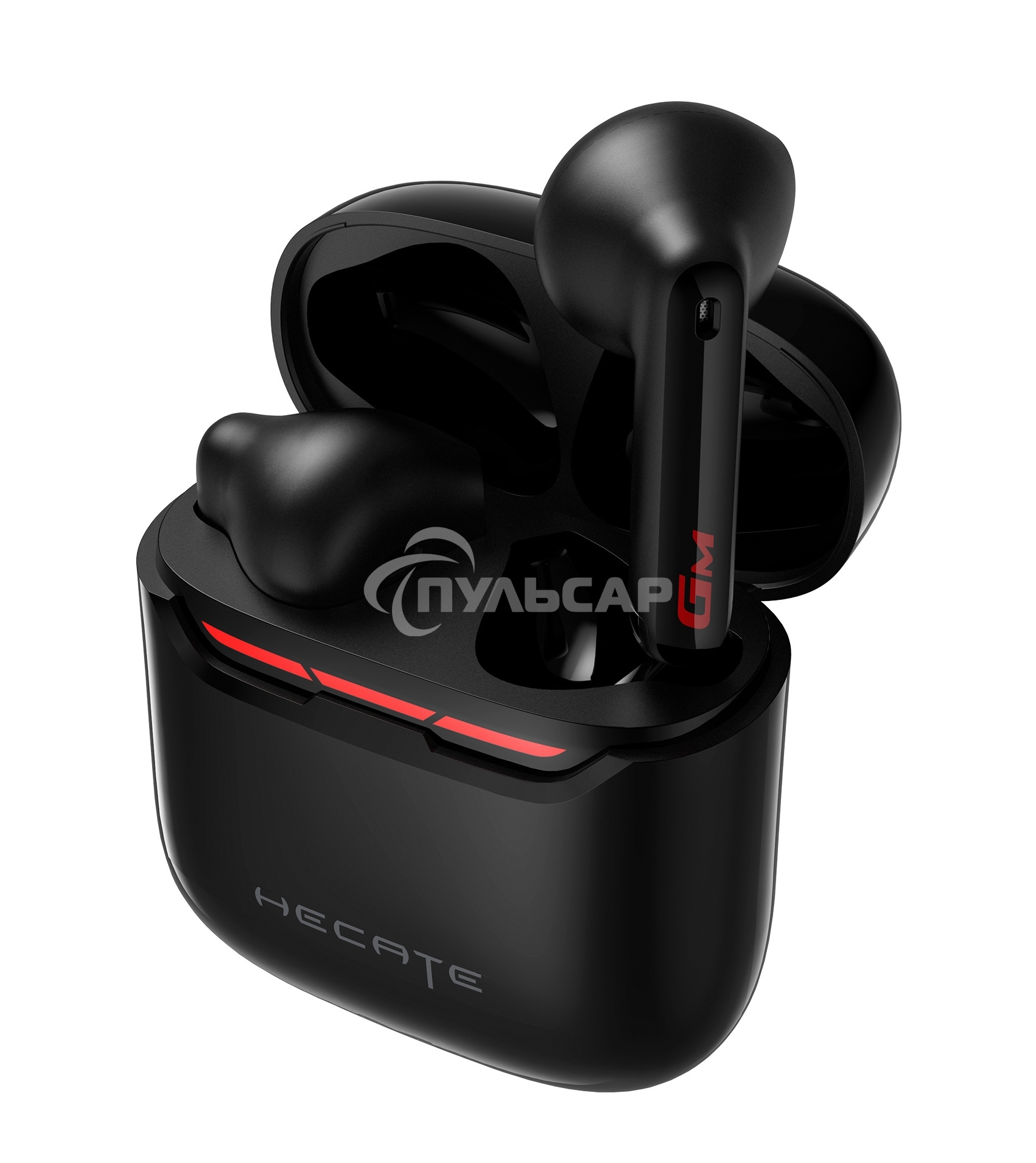 Наушники с микрофоном Edifier Hecate GM3 Plus черный вкладыши BT оголовье