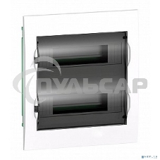 Бокс СП EASY9 встраив. с прозрачной дверью 2ряда 24мод. SchE EZ9E212S2FRU