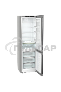 Холодильник Liebherr CNsff 5703 серебристый двухкамерный 266/94л морозилка снизу, капельная система