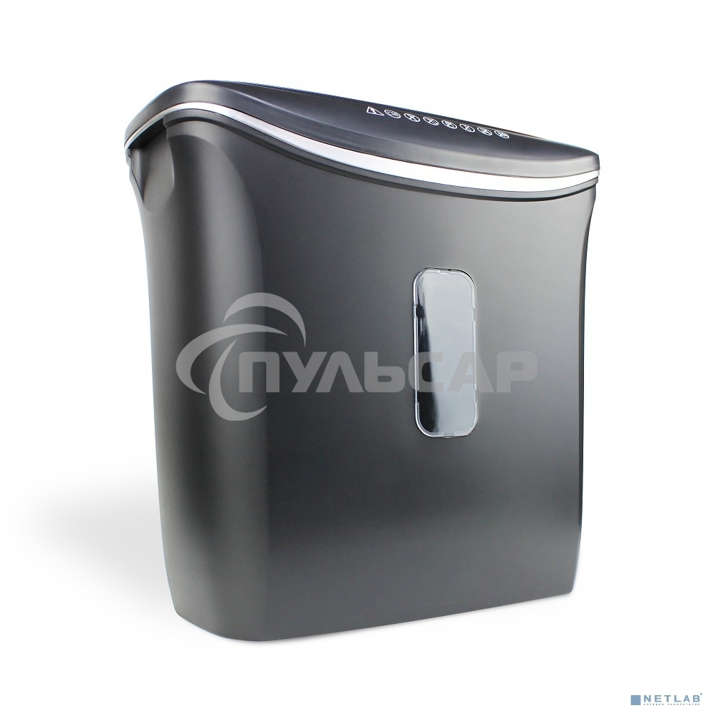 Шредер ГЕЛЕОС УД14-5, (DIN P-5), фрагмент 1,9х12мм, 5-6 лист (70г/м2), скобы, 14 литров