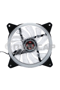 Вентилятор для корпуса Gembird D12025S12L-R черный, 120 мм, 1200 об/мин, 20.5 дБ, 3 pin