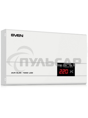 Стабилизатор напряжения SVEN AVR SLIM-1000 LCD