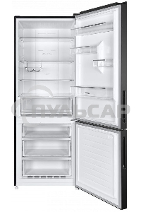 Холодильник Maunfeld MFF1857NFSB черный мат. инвертер двухкамерный 336/117л морозилка снизу