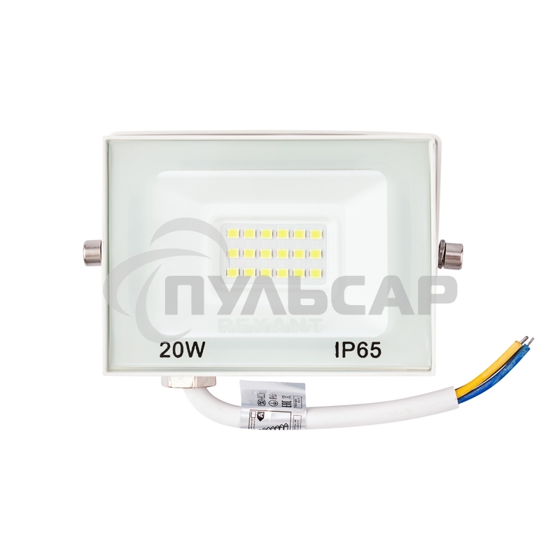 Прожектор Rexant СДО 20 Вт 1600 Лм 5000 K белый корпус