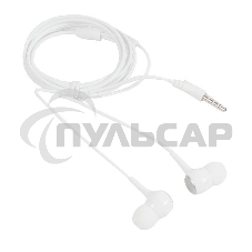 Наушники проводные-вставки с микрофоном Hoco M19 белый