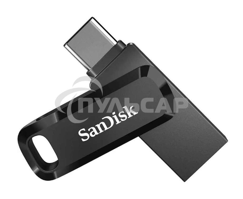 Флешка USB 64 Gb SanDisk Ultra Dual Go, USB 3.1 - USB Type-C черный