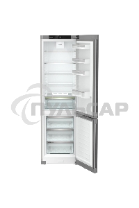 Холодильник Liebherr CNsff 5703 серебристый двухкамерный 266/94л морозилка снизу, капельная система