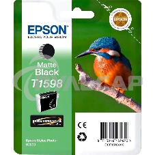Картридж струйный Epson C13T15984010 черный матовый (850 стр) для Epson St Ph R2000