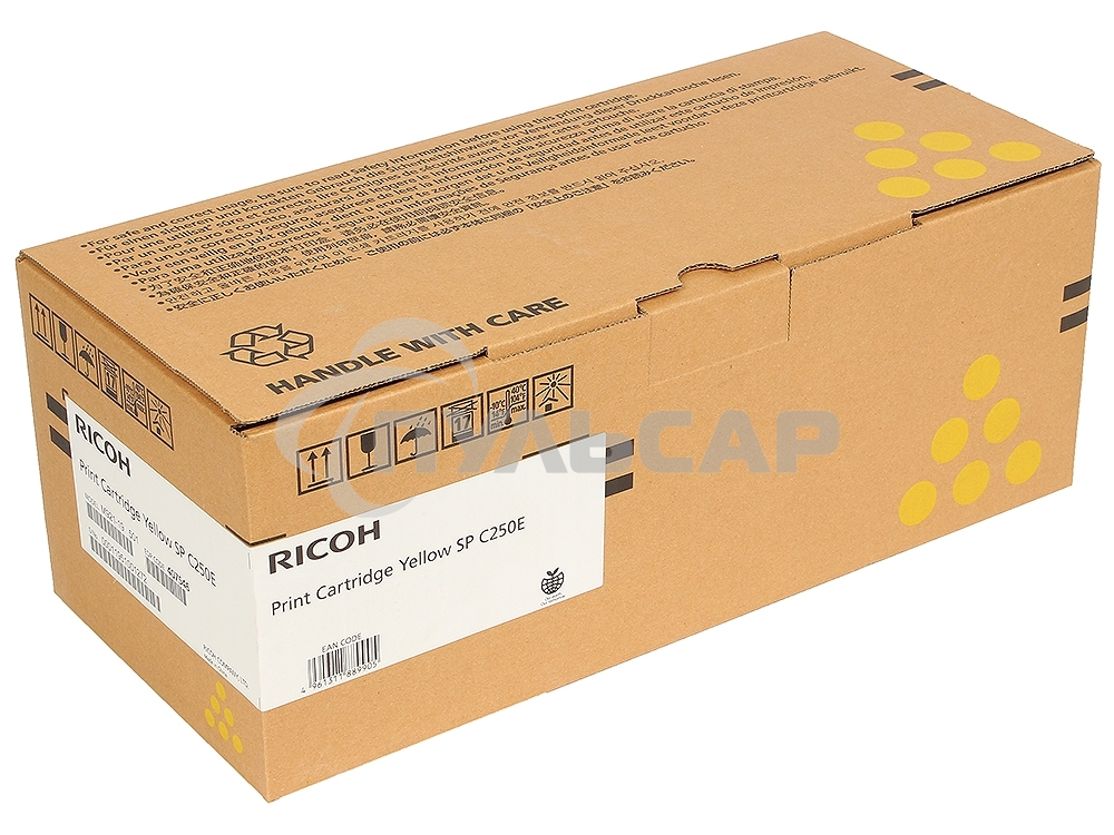 Картридж лазерный Ricoh тип SPC250E желтый для SP C250DN/C250SF 1600 отп.