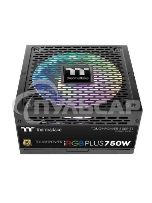 Блок питания Thermaltake Toughpower iRGb PLUS 750W RTL (PS-TPI-0750F3FDGE-1), 750Вт, 80 PLUS Gold, 140мм, модульный, черный
