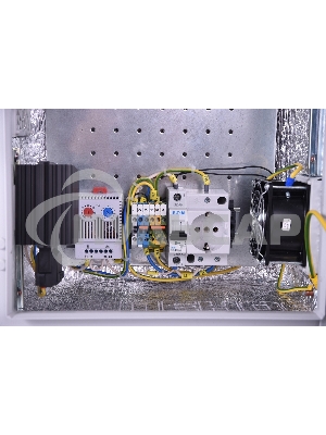 Шкаф ЭКОНОМ уличный всепогодный настенный укомплектованный (В400 Ш400 Г250), комплектация T2-IP65