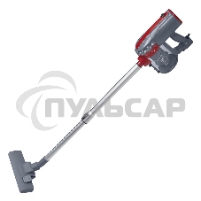 Пылесос вертикальный Galaxy GL 6255 серый/красный, питание от сети, 150 Вт, уборка сухая, пылесборник 0.8 л