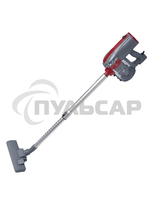 Пылесос вертикальный Galaxy GL 6255 серый/красный, питание от сети, 150 Вт, уборка сухая, пылесборник 0.8 л