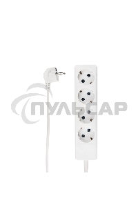 Удлинитель PROconnect OPTIMA 4 гнезда, 5 м, 2х0.75 мм², б/з, белый