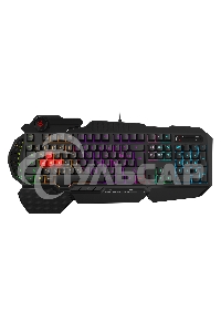 Клавиатура проводная A4Tech Bloody B310N черный USB Multimedia for gamer LED (подставка для запястий) (B310N)