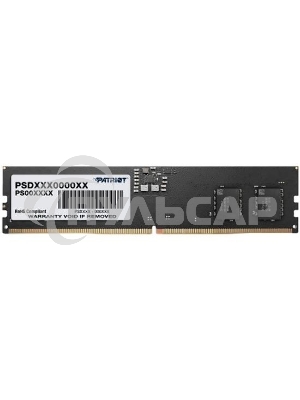 Оперативная память Patriot Signature, DDR5, 8Gb (1x8 Gb), 5200 MHz, CL42, DIMM