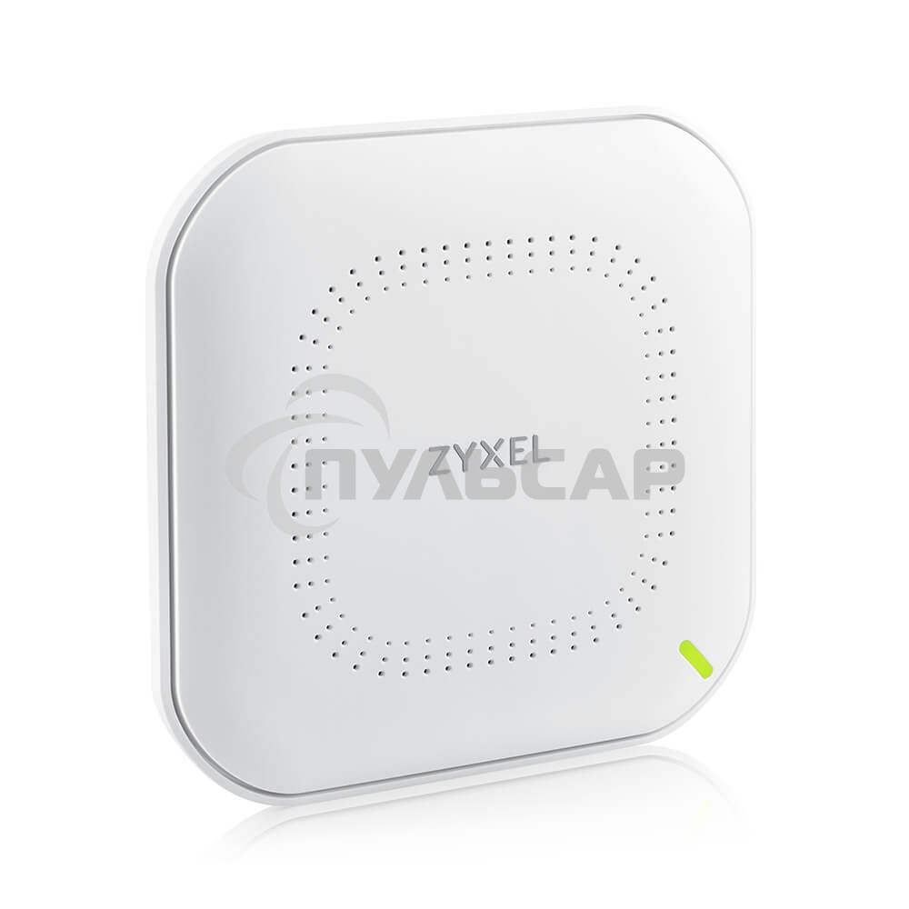 Точка доступа Zyxel NebulaFlex NWA90AX PRO, WiFi 6, 802.11a/b/g/n/ac/ax (2,4 и 5 ГГц), MU-MIMO, антенны 3x3, до 575+2400 Мбит/с, 1xLAN 2.5GE, PoE, защита от 4G/5G, БП в комплекте