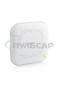 Точка доступа Zyxel NebulaFlex NWA90AX PRO, WiFi 6, 802.11a/b/g/n/ac/ax (2,4 и 5 ГГц), MU-MIMO, антенны 3x3, до 575+2400 Мбит/с, 1xLAN 2.5GE, PoE, защита от 4G/5G, БП в комплекте